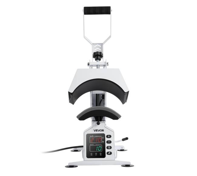 Kepurių šilumos spaudimo mašina su 4 keičiamomis platformomis9