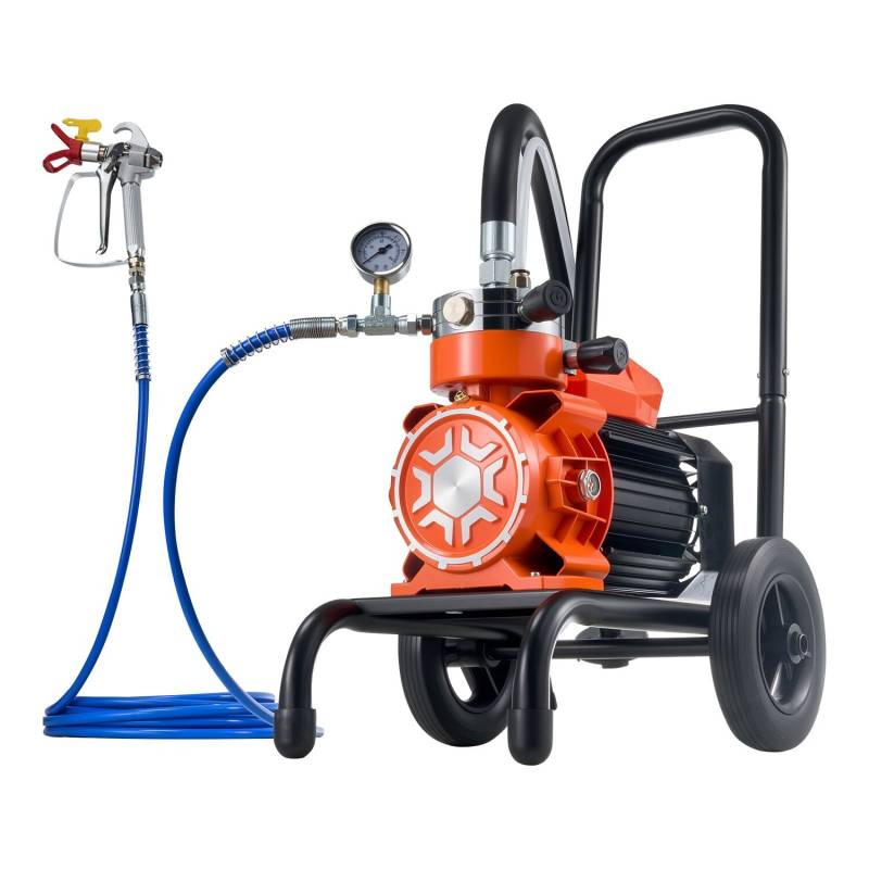 Pneumatinis dažų purkštuvas su vežimėliu 900 W0