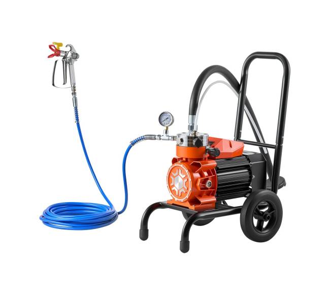 Pneumatinis dažų purkštuvas su vežimėliu 900 W8