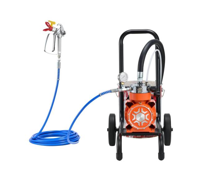 Pneumatinis dažų purkštuvas su vežimėliu 900 W10