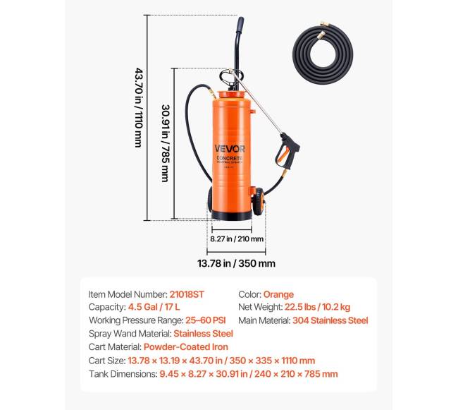 Pramoninis betono purkštuvas su vežimėliu6