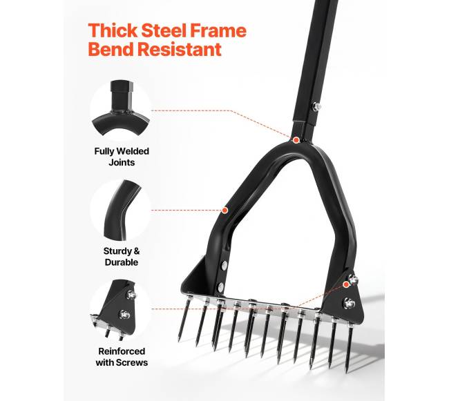 Žemės aeratorius su 15 smaigalių2