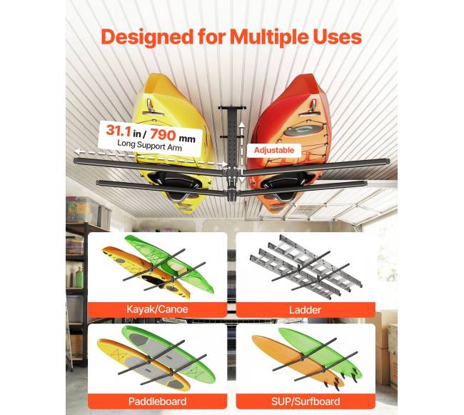 Pakabinamas dviejų baidarių laikiklis2