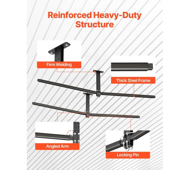 Pakabinamas dviejų baidarių laikiklis3