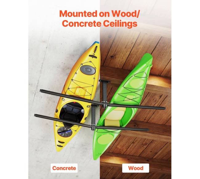 Pakabinamas dviejų baidarių laikiklis5