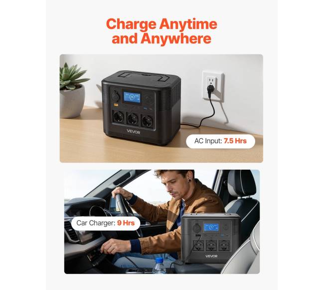 Nešiojama saulės stotelė 1800W, 1008Wh5