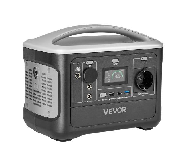 Nešiojama 600W elektros stotis su LiFePO4 akumuliatoriumi9