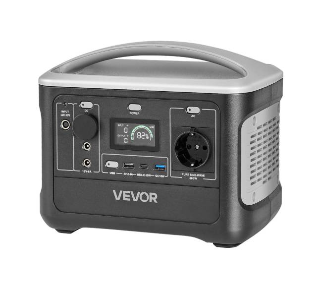 Nešiojama 600W elektros stotis su LiFePO4 akumuliatoriumi10