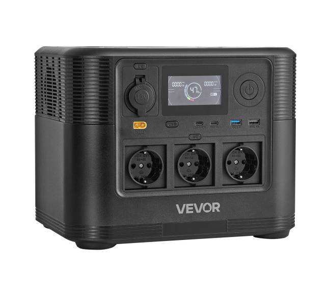 Nešiojama 1200W saulės energijos stotis9