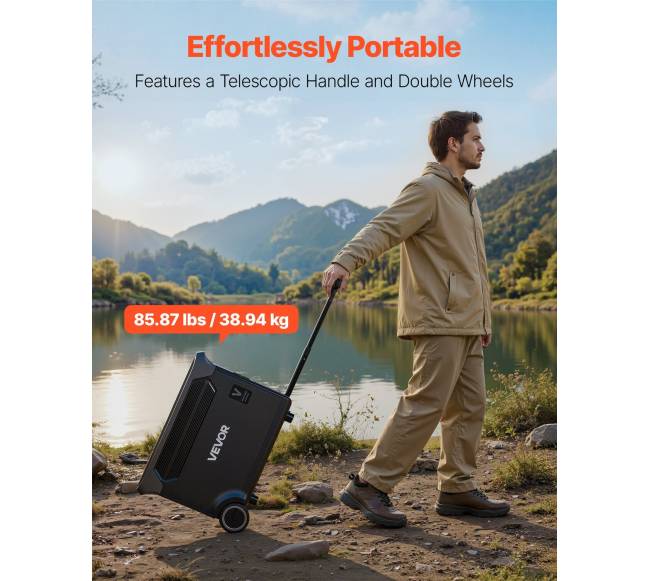 Nešiojama galios stotis, 3000W saulės generatorius4