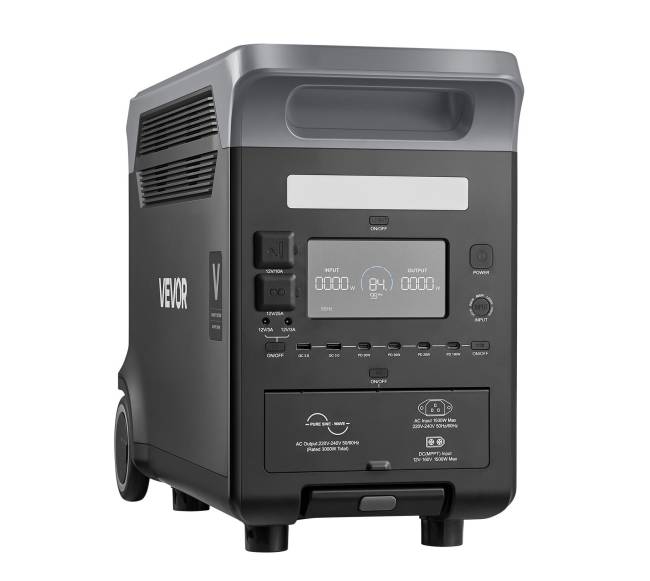 Nešiojama galios stotis, 3000W saulės generatorius8