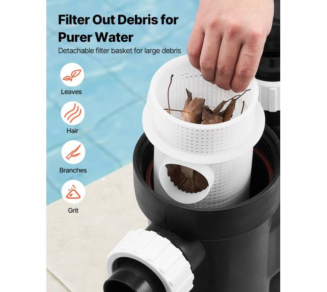 Baseino siurblys su kintamu greičiu, 2200W4