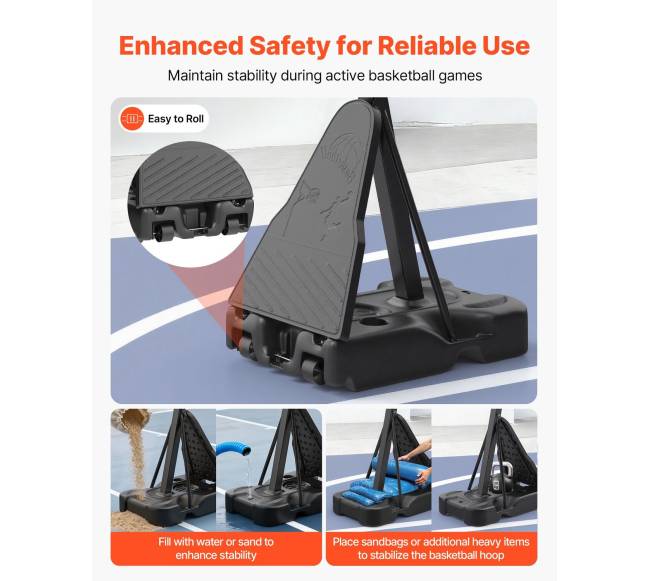 Nešiojama krepšinio lenta su aukščio reguliavimu2