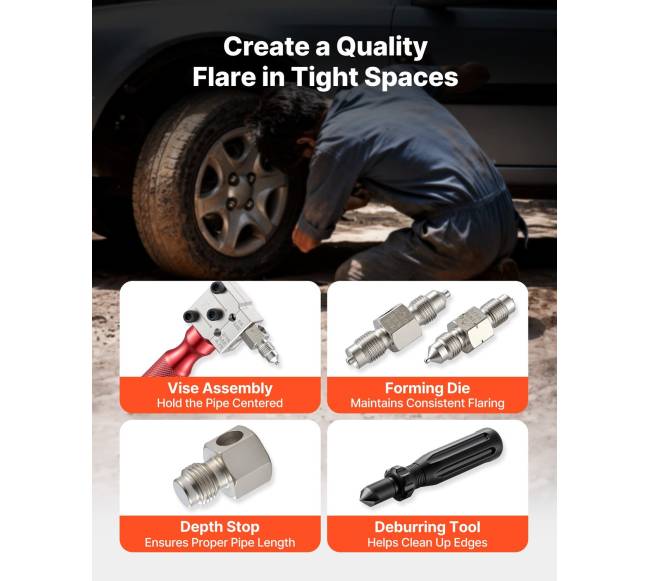 Stabdžių vamzdelio praplatinimo įrankių rinkinys3