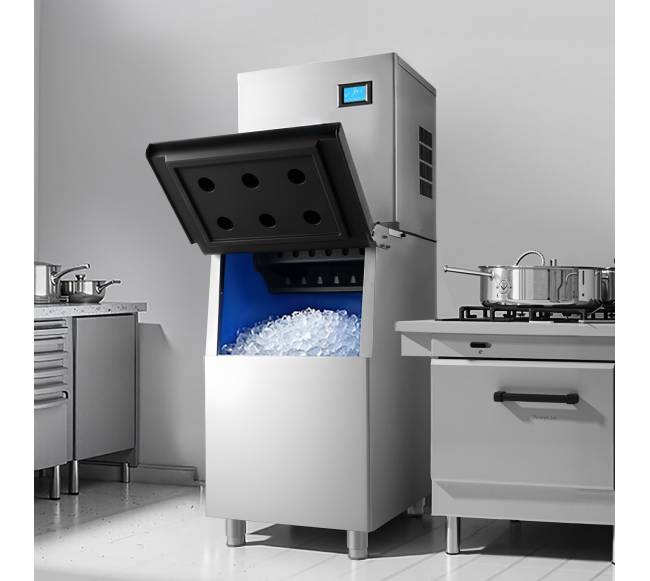 Komercinis ledų gaminimo aparatas su talpykla7