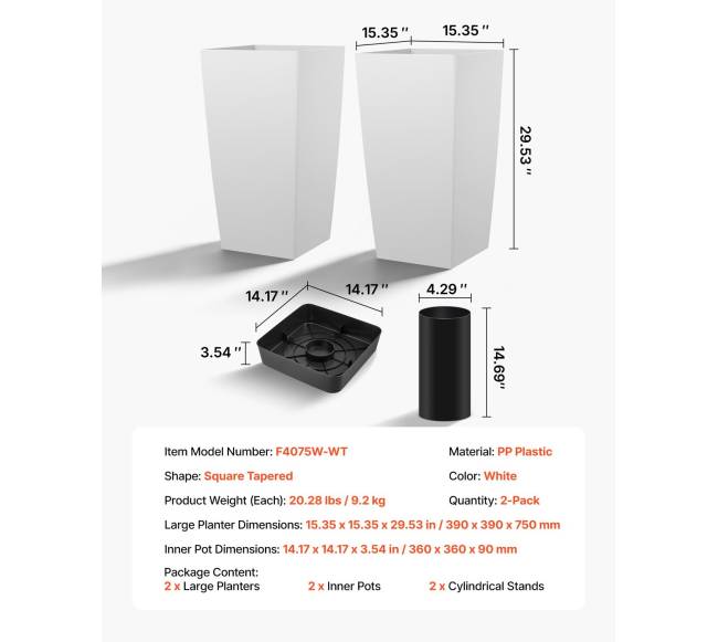 Aukšti 2 vnt. vazonai su ratukais6