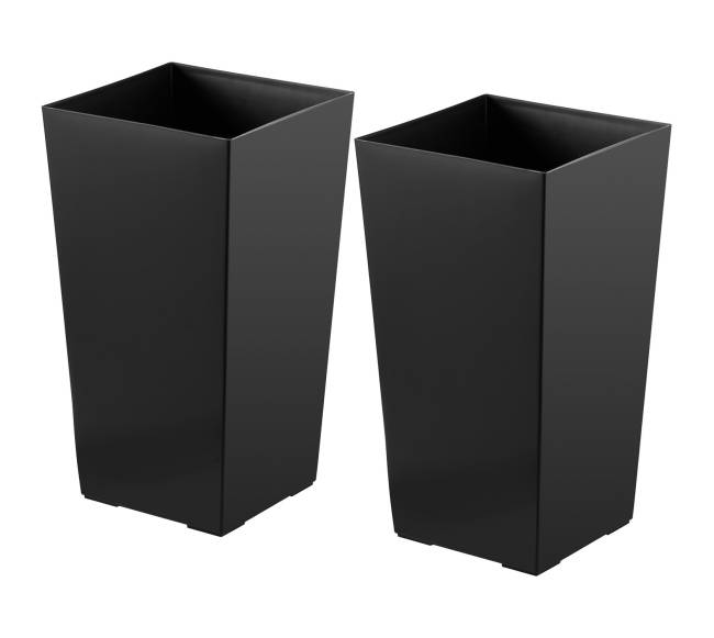 Aukšti lauko vazonai su ratukais, 2 vnt.0