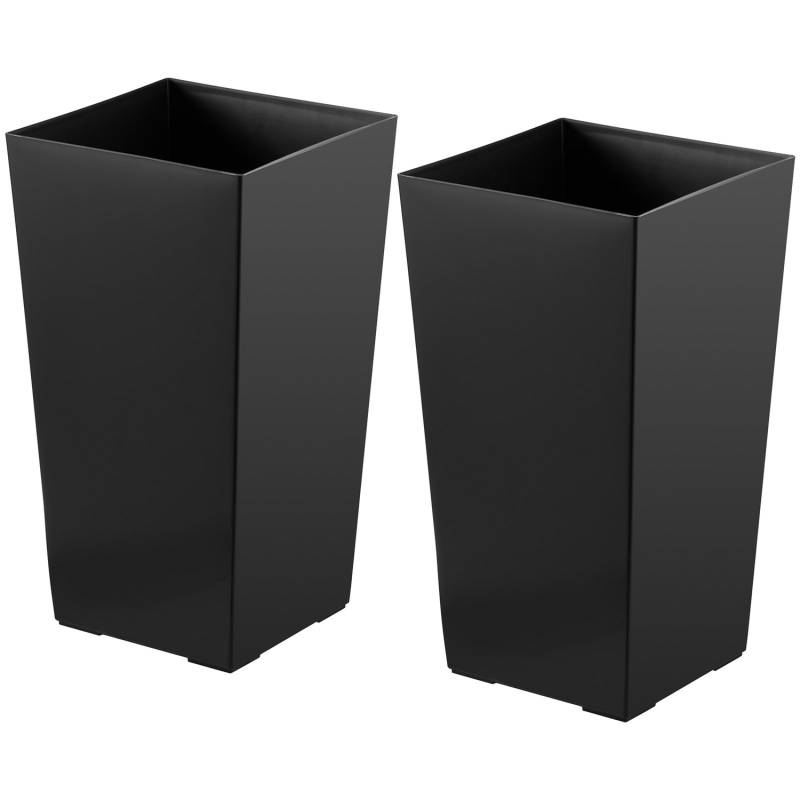 Aukšti lauko vazonai su ratukais, 2 vnt.0