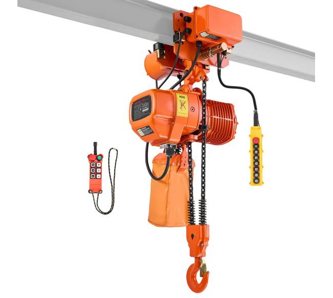 2000 kg elektrinis grandinės keltuvas, 6,1 m aukštis8