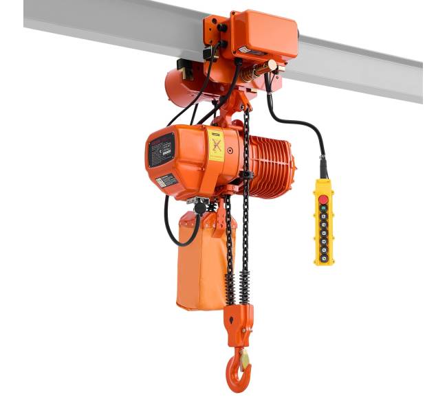 2000 kg elektrinis grandinės keltuvas, 6,1 m aukštis9