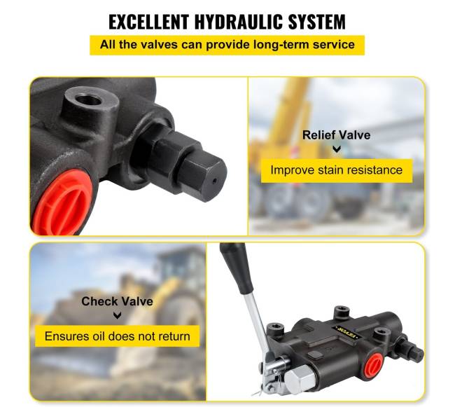 Hidraulinis krypties valdymo vožtuvas 1 ritė4