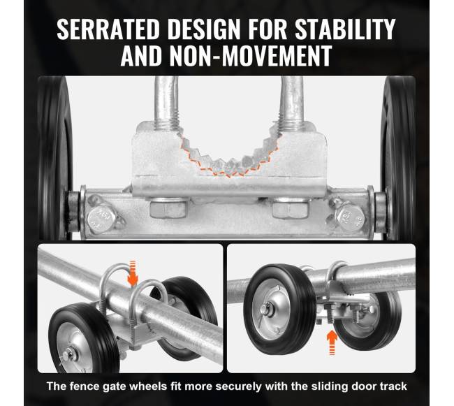 Slankiojančių vartų rinkinys 6" 600 kg4