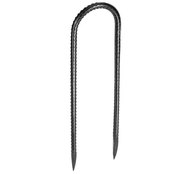 10 colių 12 vnt. U formos plieniniai įkalimai0