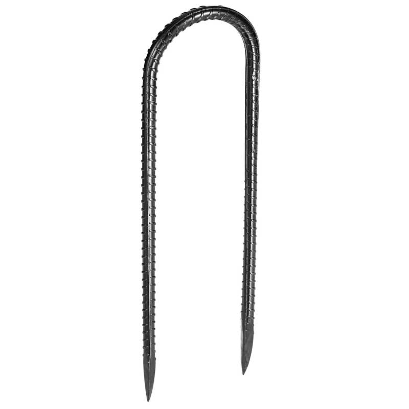 10 colių 12 vnt. U formos plieniniai įkalimai0