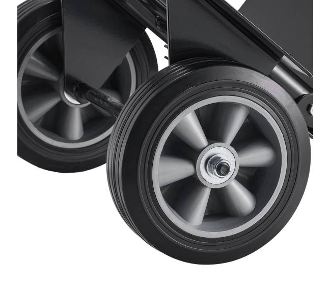 Rankinis vežimėlis su ratukais ir reguliuojama rankena10