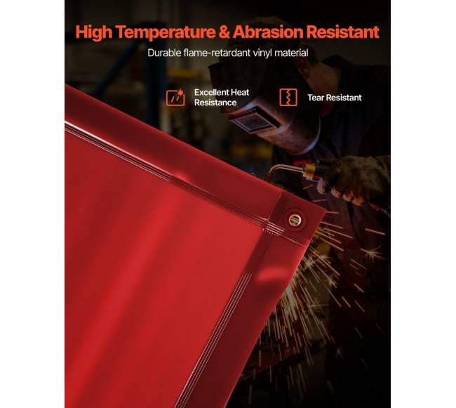 Suvirinimo užuolaidos 2vnt, 1.74 x 2.34m2