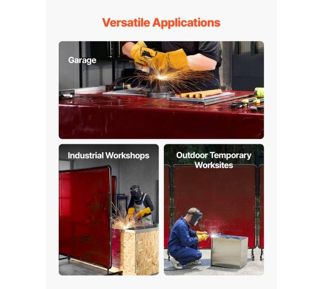 Suvirinimo užuolaidos 2vnt, 1.74 x 2.34m5
