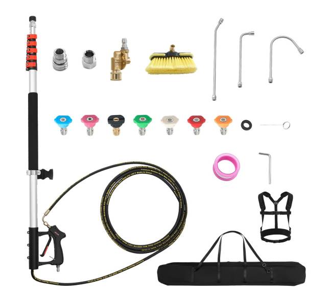 7,62 m teleskopinė aukšto slėgio plovimo lazda8