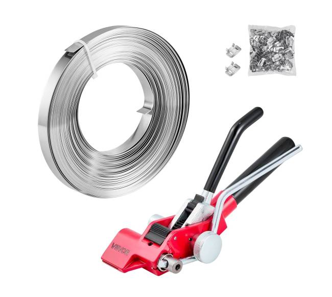 Plieno tvirtinimo ir pakavimo rinkinys0