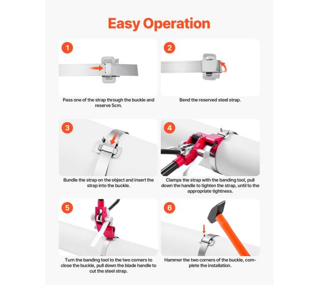 Plieno tvirtinimo ir pakavimo rinkinys2