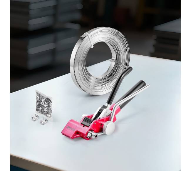 Plieno tvirtinimo ir pakavimo rinkinys7