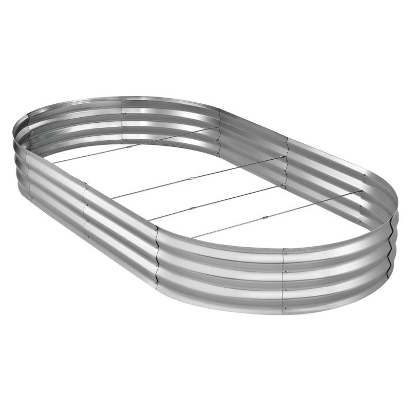 Cinkuota pakelta daržo lova 240 x 120 x 30 cm0