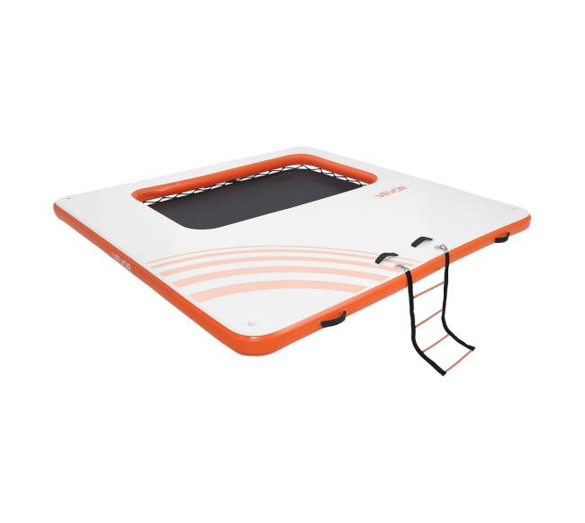 Pripučiamas plūduriuojantis dokas su kopėčiomis0