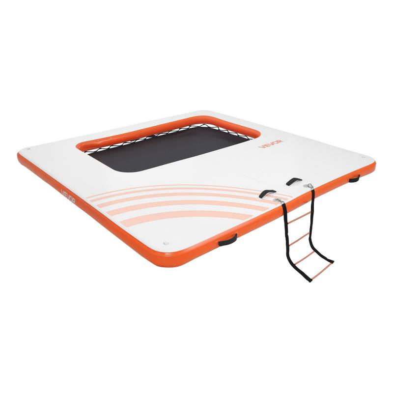 Pripučiamas plūduriuojantis dokas su kopėčiomis0