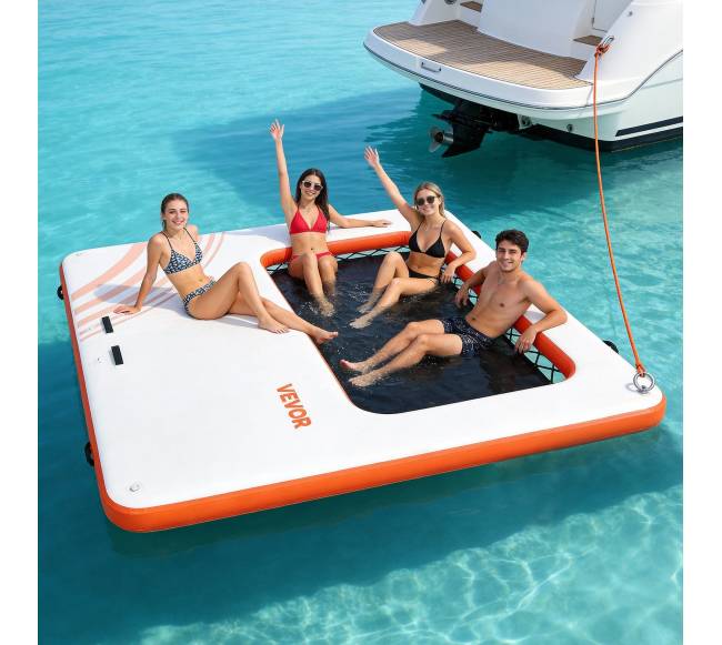 Pripučiamas plūduriuojantis dokas su kopėčiomis7