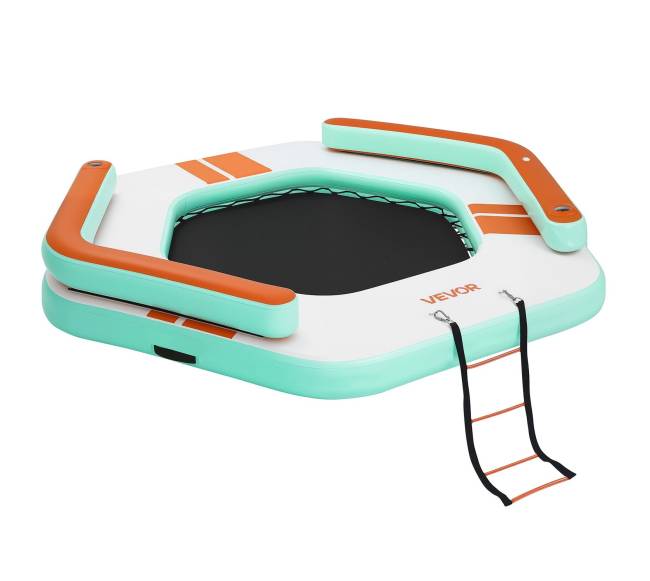 Pripučiama plaukiojanti platforma 2.6 x 2.6 m0