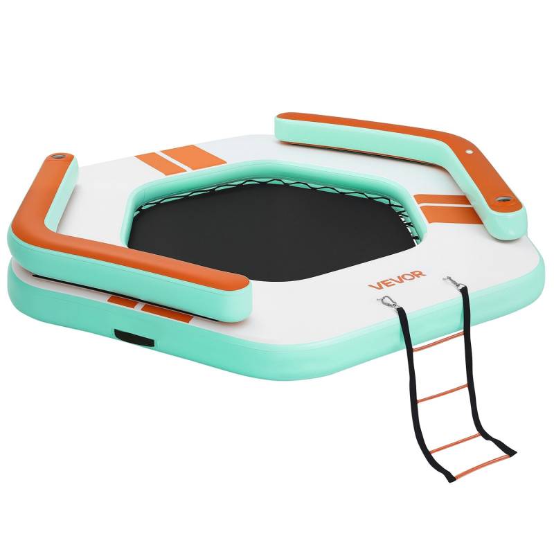 Pripučiama plaukiojanti platforma 2.6 x 2.6 m0