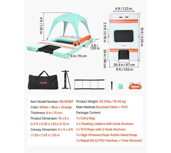 Pripučiama plūduriuojanti platforma6