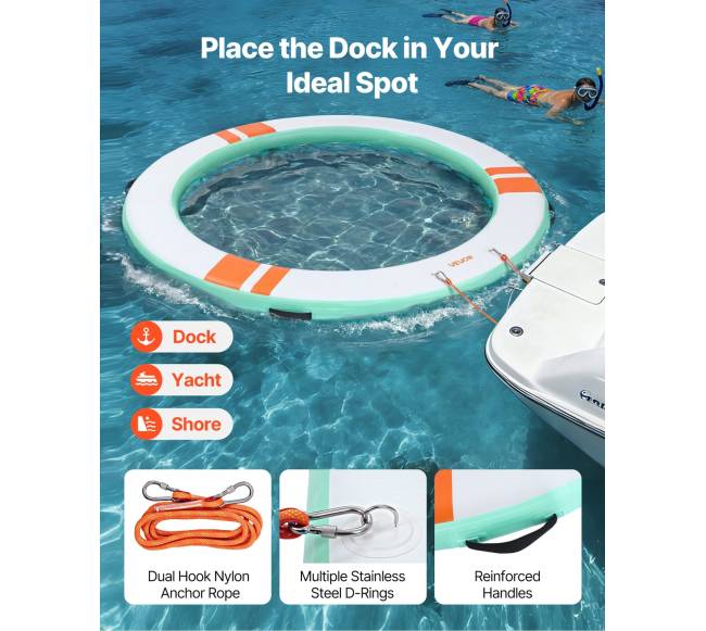 Pripučiama platforma vandeniui, 3,05 m skersmens3