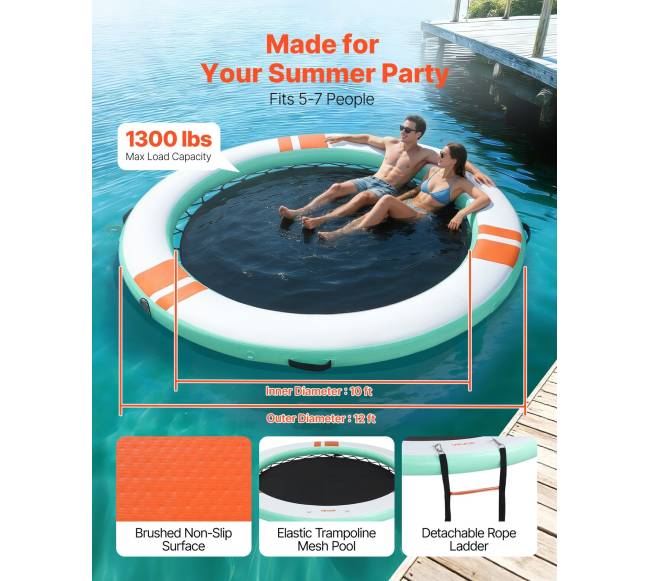 Pripučiama plūduriuojanti platforma 3,66 m1