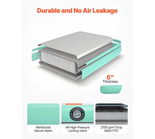 Pripučiama plūduriuojanti platforma 3,66 m2