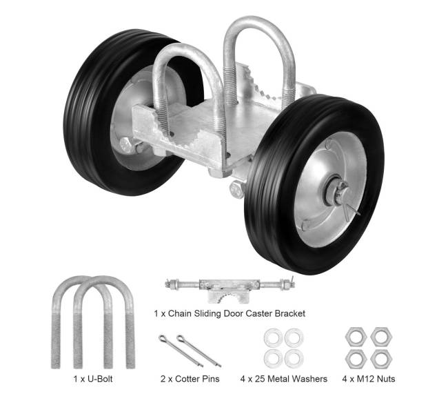 Slankiojančių vartų rinkinys 6" 600 kg8