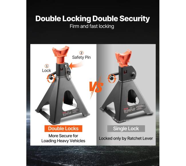 Automobilio kėlikliai, 6 tonų apkrova, 370-580 mm aukštis2