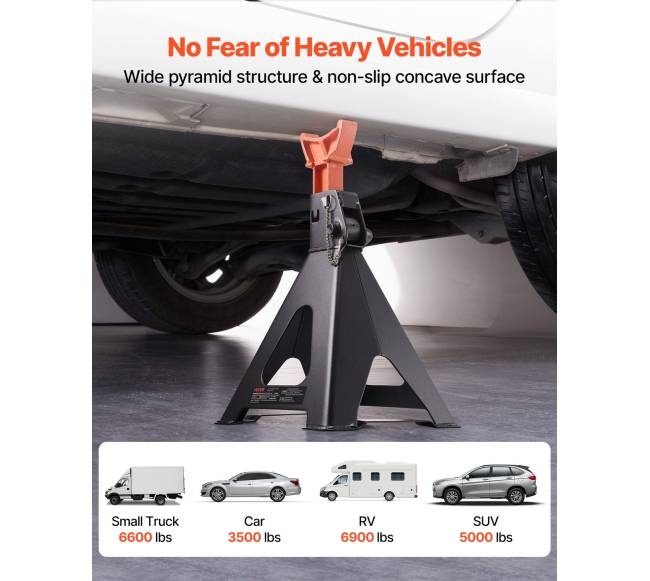 Automobilio kėlikliai, 6 tonų apkrova, 370-580 mm aukštis5