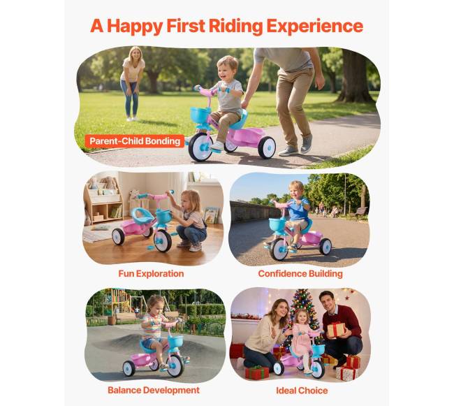 Vaikiškas triratis 2-5 metų vaikams5