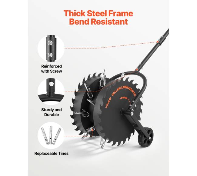 Vejos aeravimo volas su anti-užsikimšimo šakėmis5